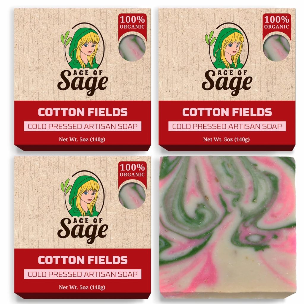 Natural Bar Soap - Cotton Fields Scent